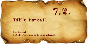 Tót Marcell névjegykártya