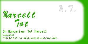 marcell tot business card